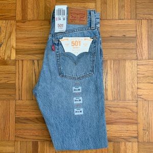 HIGH WAISTED ORIGINAL FIT  501 ripped Skinny Jeans